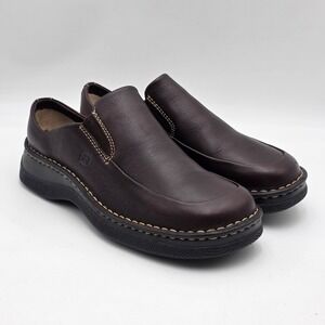 Born‎ Shoes Women's Size 8.5 Brown Leather Loafers Casual Dress Brown Slip On